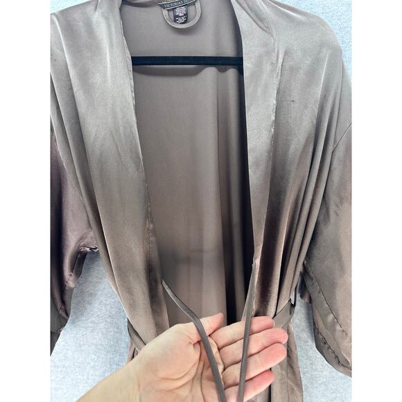 Victorias Secret Women XS/S Taupe Midi Slip & Robe Sexy Lingerie Classic Comfort - Picture 9 of 14